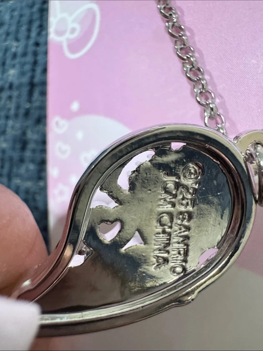 Hello Kitty - NEW Split-Heart Pendant Necklace Set of 2